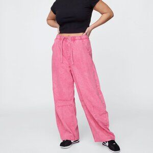 Gap Pink Mid Rise UltraSoft Easy Horseshoe Jeans